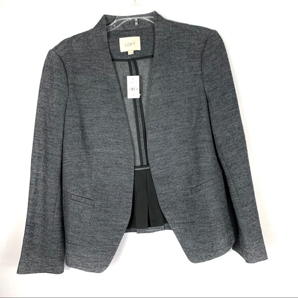NWT Ann Taylor LOFT Open Front Lightweight Jacket
